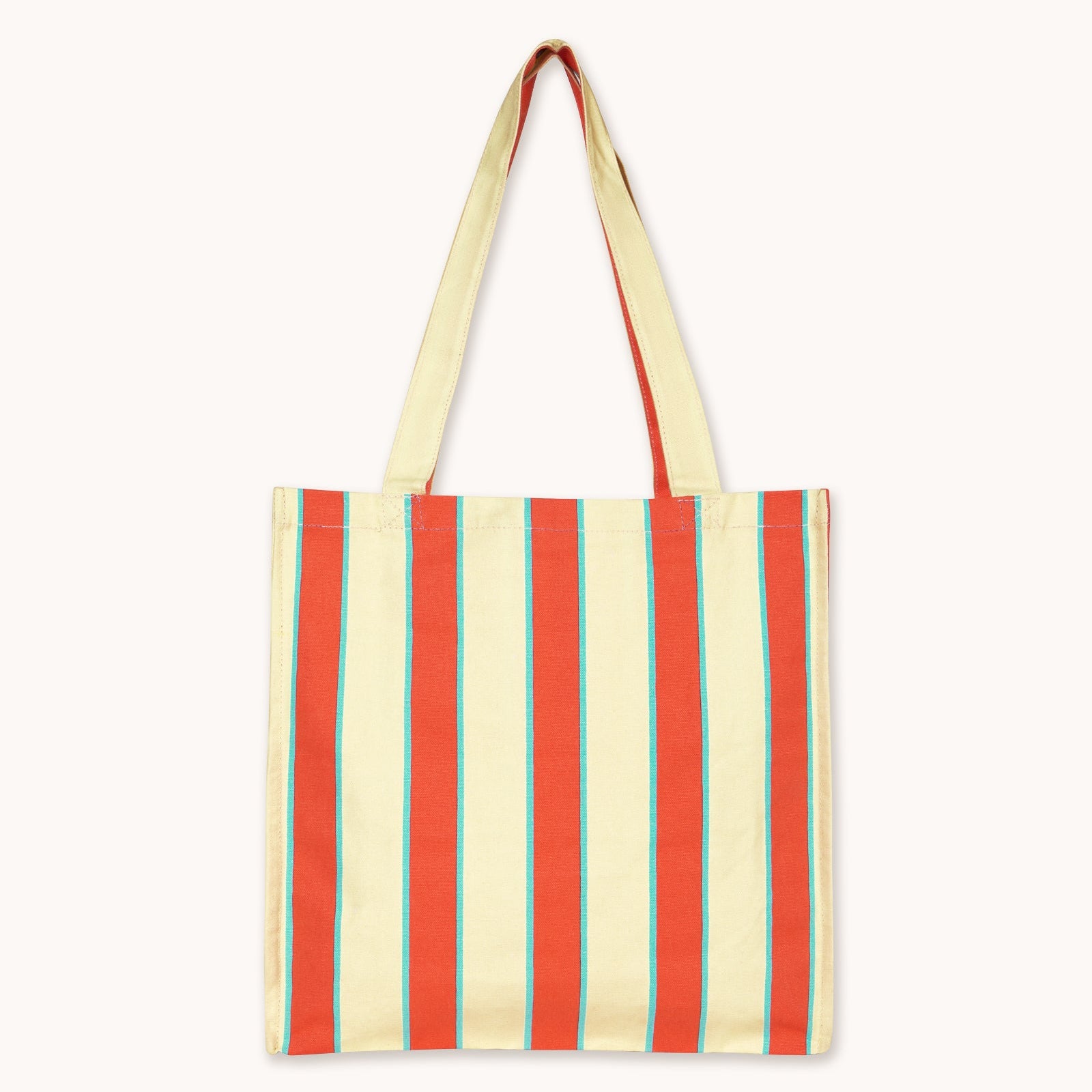 TINY COTTONS RED TINY TOTE BAG: SUMMER RED