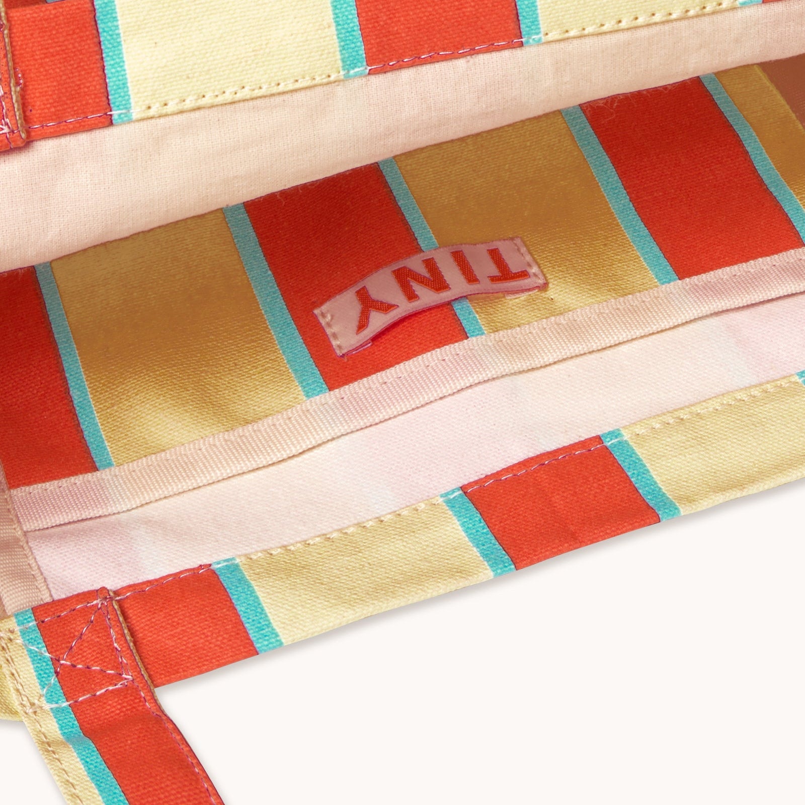 TINY COTTONS RED TINY TOTE BAG: SUMMER RED