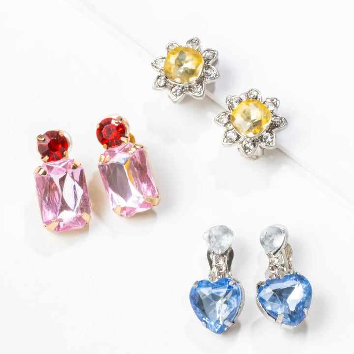 SUPER SMALLS DINNER &amp; A MOVIE CLIP-ON EARRING SET