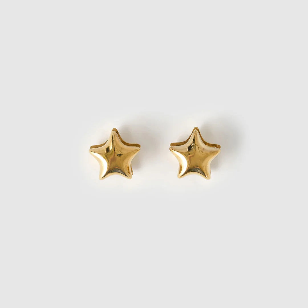 ARMS OF EVE STAR STRUCK GOLD EARRINGS