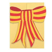 ISATOPIA STRIPY BOW CARD