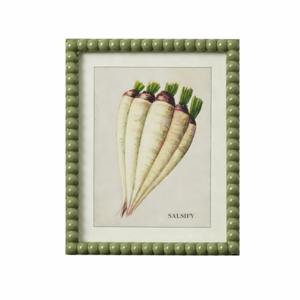 CRISP FRAME GLASS PRINT: SALSIFY