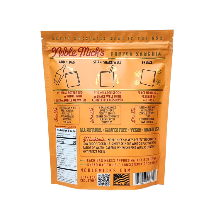 NOBLE MICKS FROZEN SANGRIA