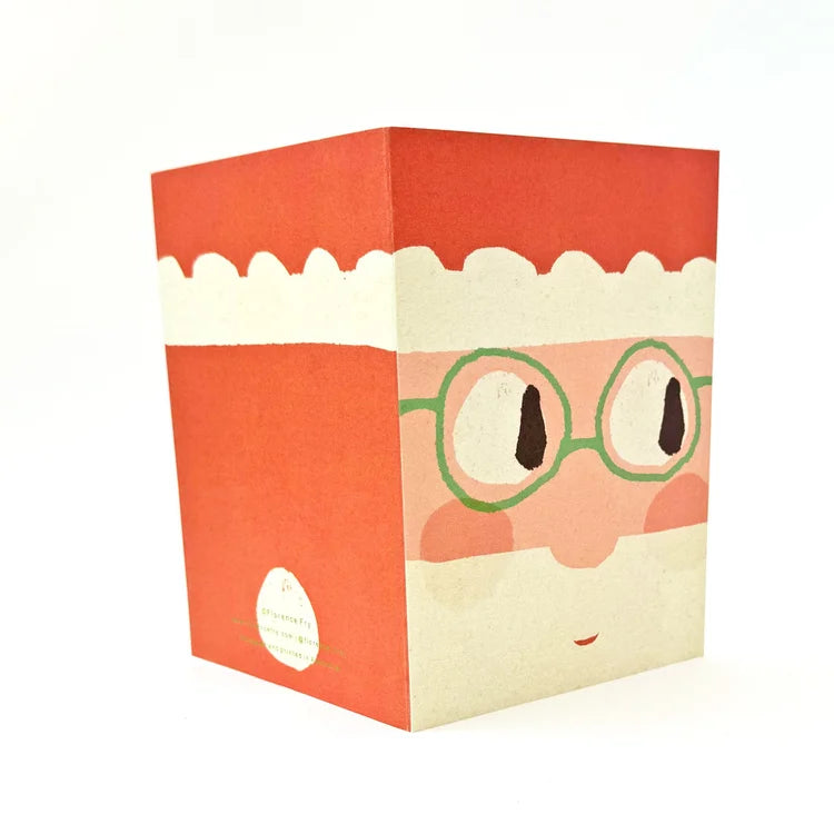 FLORENCE FRY SANTA FACE CARD