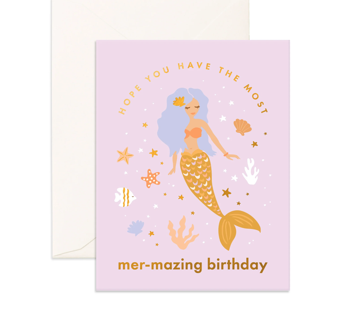 FOX & FALLOW MER-MAZING BIRTHDAY CARD