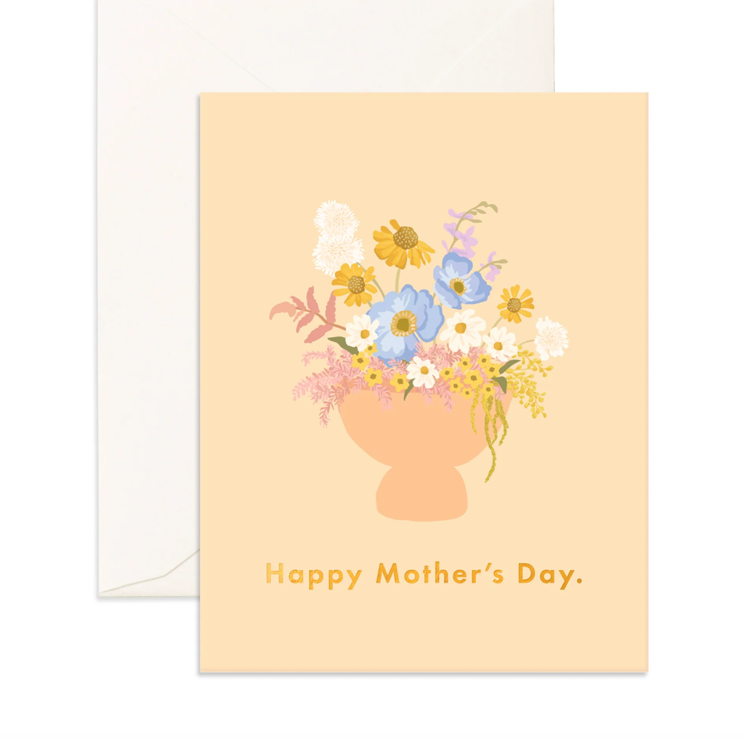 FOX & FALLOW MOTHER'S DAY VASE CARD