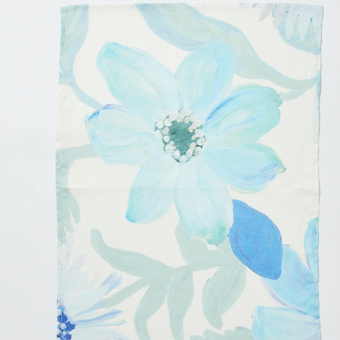 BONNIE AND NEIL TEA TOWEL: CORNFLOWER/ BLUE