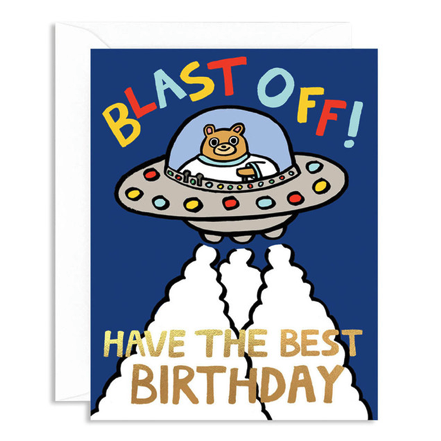 WRAP BLAST OFF! CARD