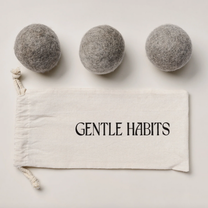 GENTLE HABITS WOOL DRYER BALLS: 3PC