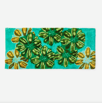 BONNIE AND NEIL CANDY TEAL LONG BATH MAT