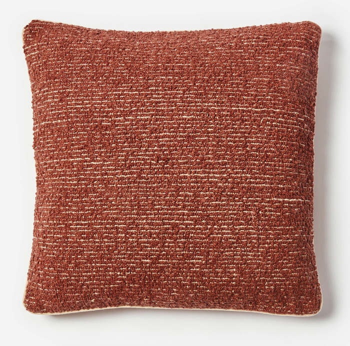 BONNIE AND NEIL CLOUD BOUCLE CUSHION: COCOA/ 60CM