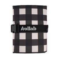 KOLLAB HOLIDAY PICNIC MAT: BLACK CHECK