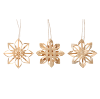 ROBERT GORDON SNOWFLAKE DECORATION: 3PC