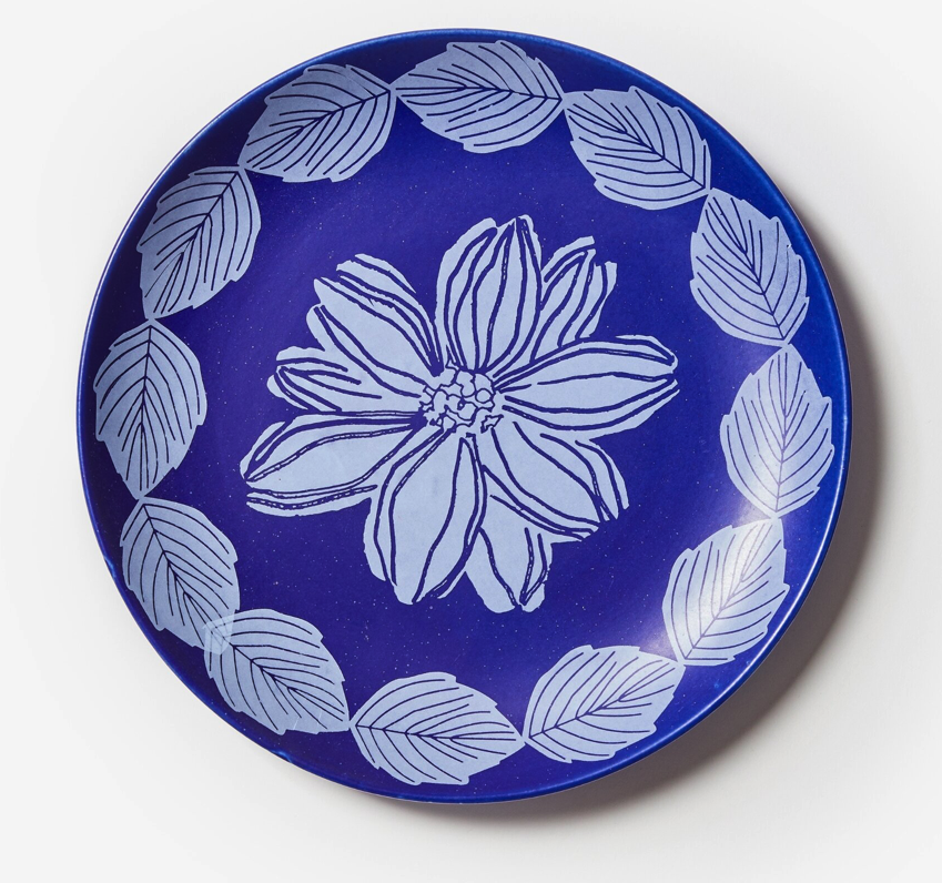 BONNIE AND NEIL MARGOT COBALT PLATE