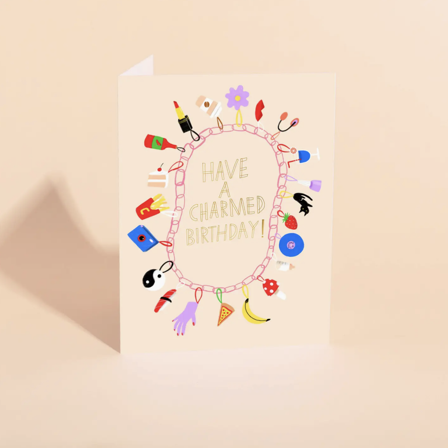 CAROLYN SUZUKI STUDIO CHARMED BIRTHDAY CARD