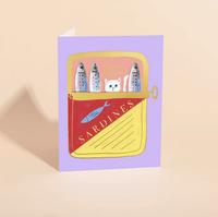 CAROLYN SUZUKI STUDIO TINNED FISH CARD