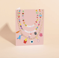 CAROLYN SUZUKI STUDIO FESTIVAL BEADS CARD