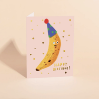 CAROLYN SUZUKI STUDIO BANANA GUY CARD