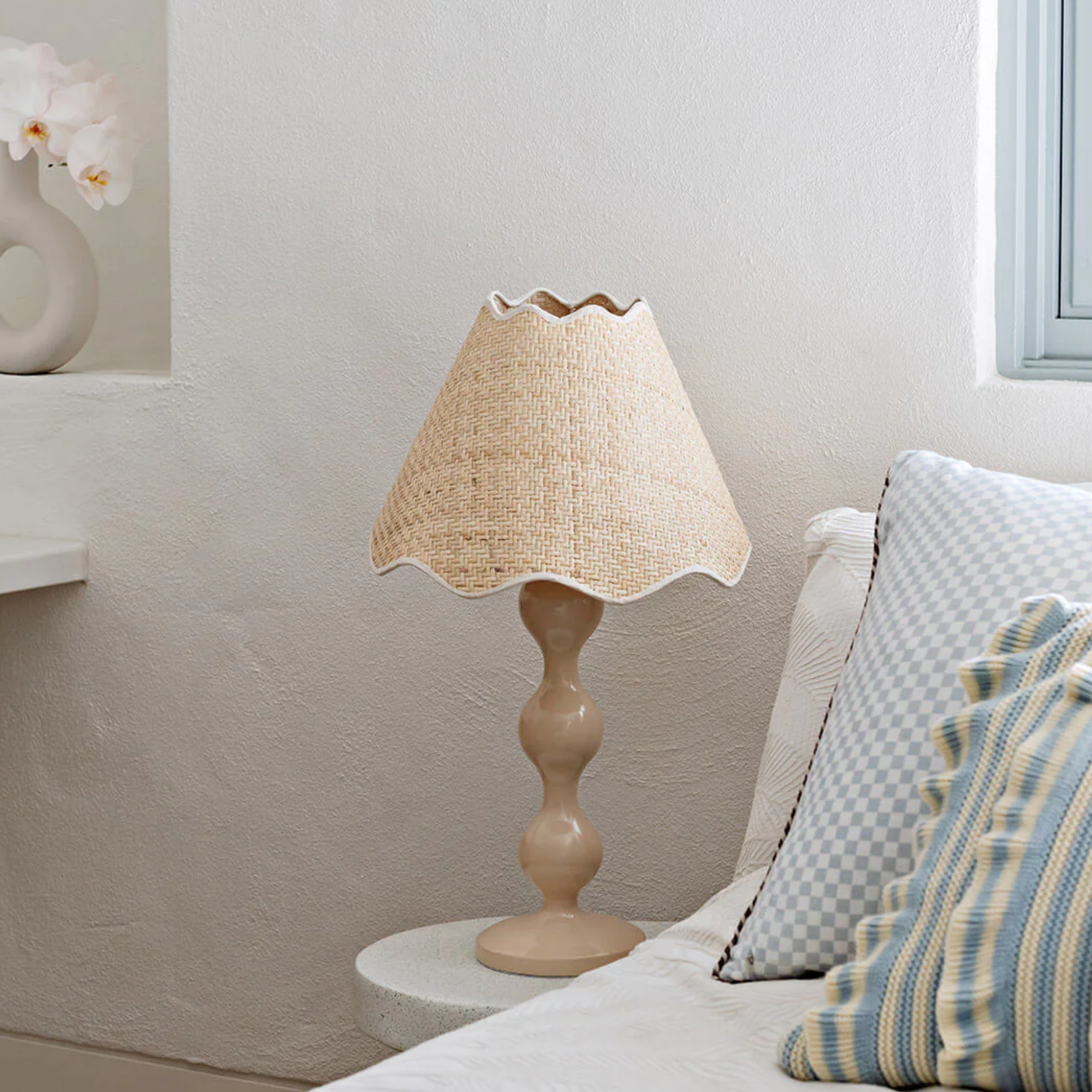 PAOLA & JOY EVIE TABLE LAMP: SAND