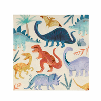 MERI MERI DINOSAUR KINGDOM LARGE NAPKINS 16PK