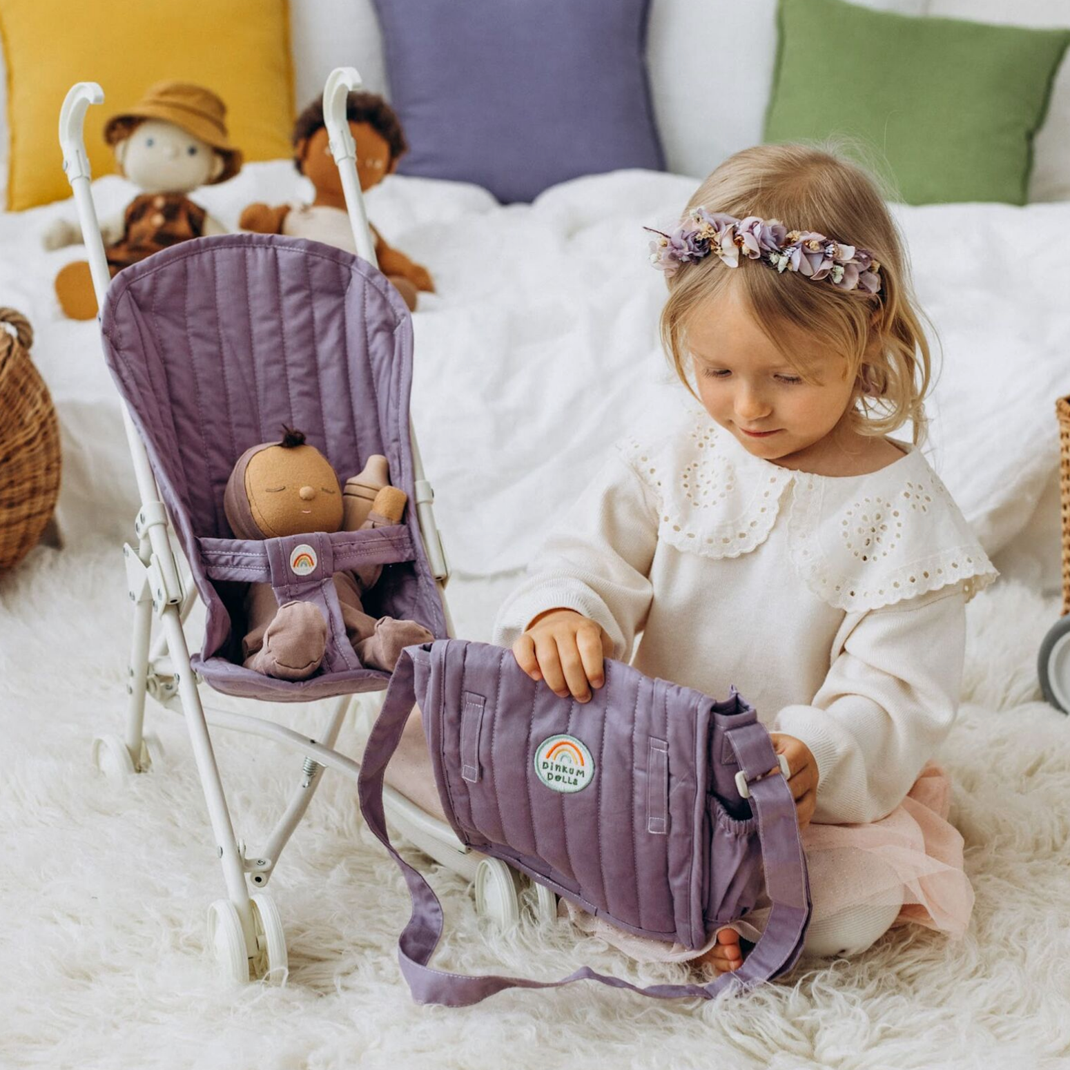 OLLI ELLA SOLLIE STROLLER: LAVENDER