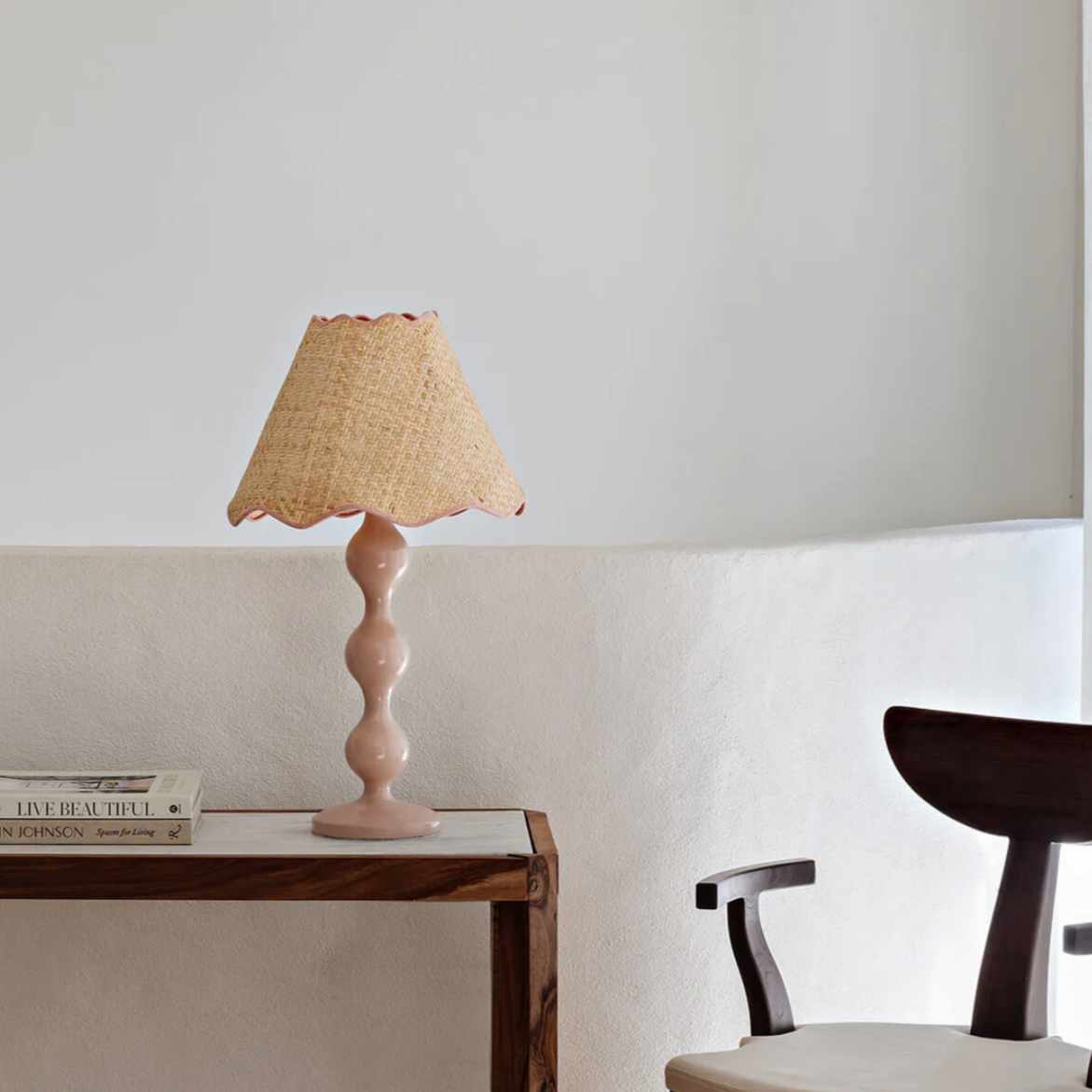 PAOLA & JOY EVIE TABLE LAMP: BLUSH