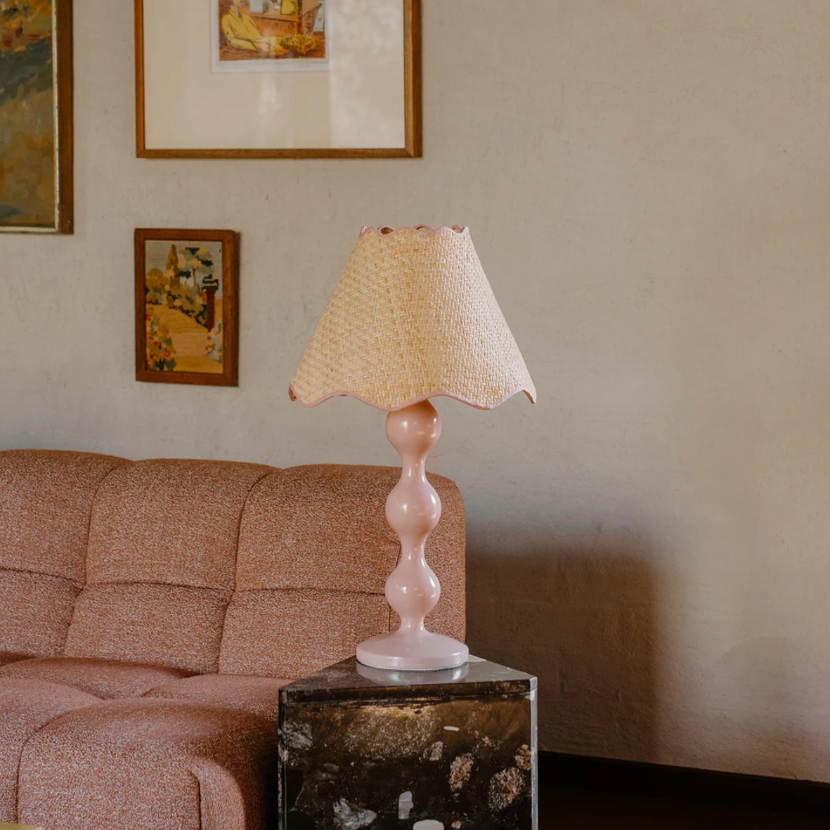 PAOLA & JOY EVIE TABLE LAMP: BLUSH