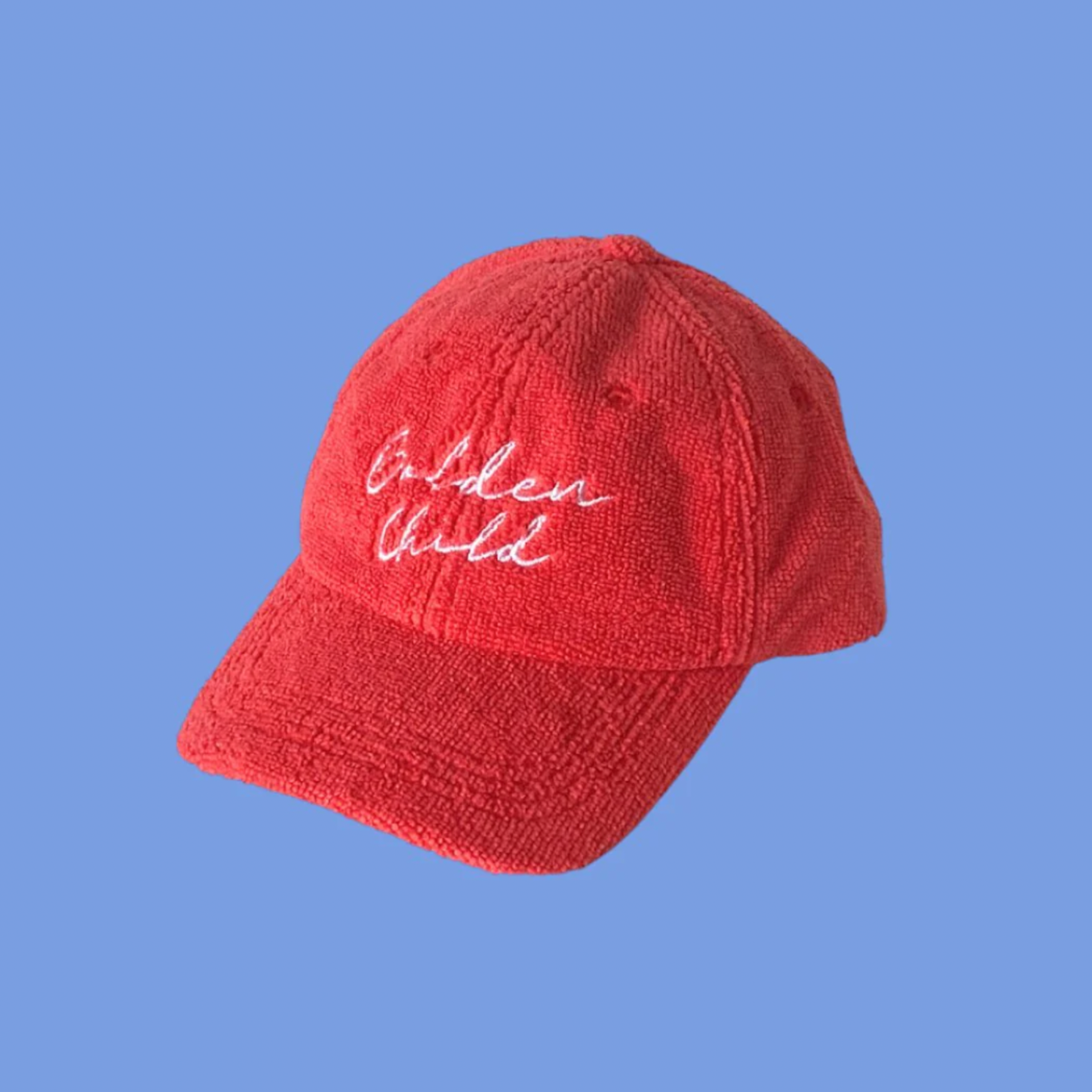 GOLDEN CHILD TERRY CAP: RED