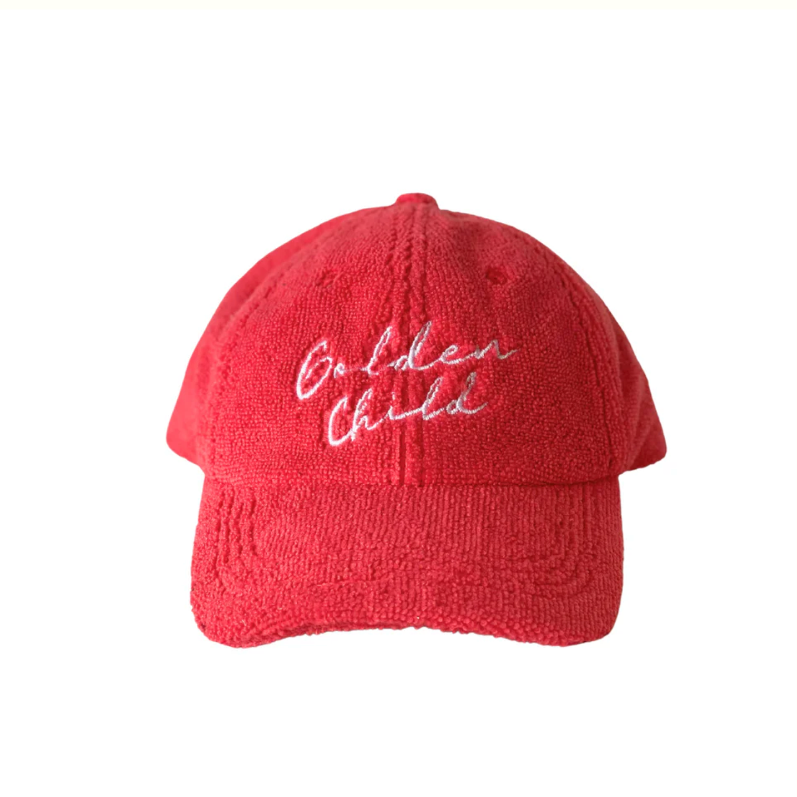 GOLDEN CHILD TERRY CAP: RED