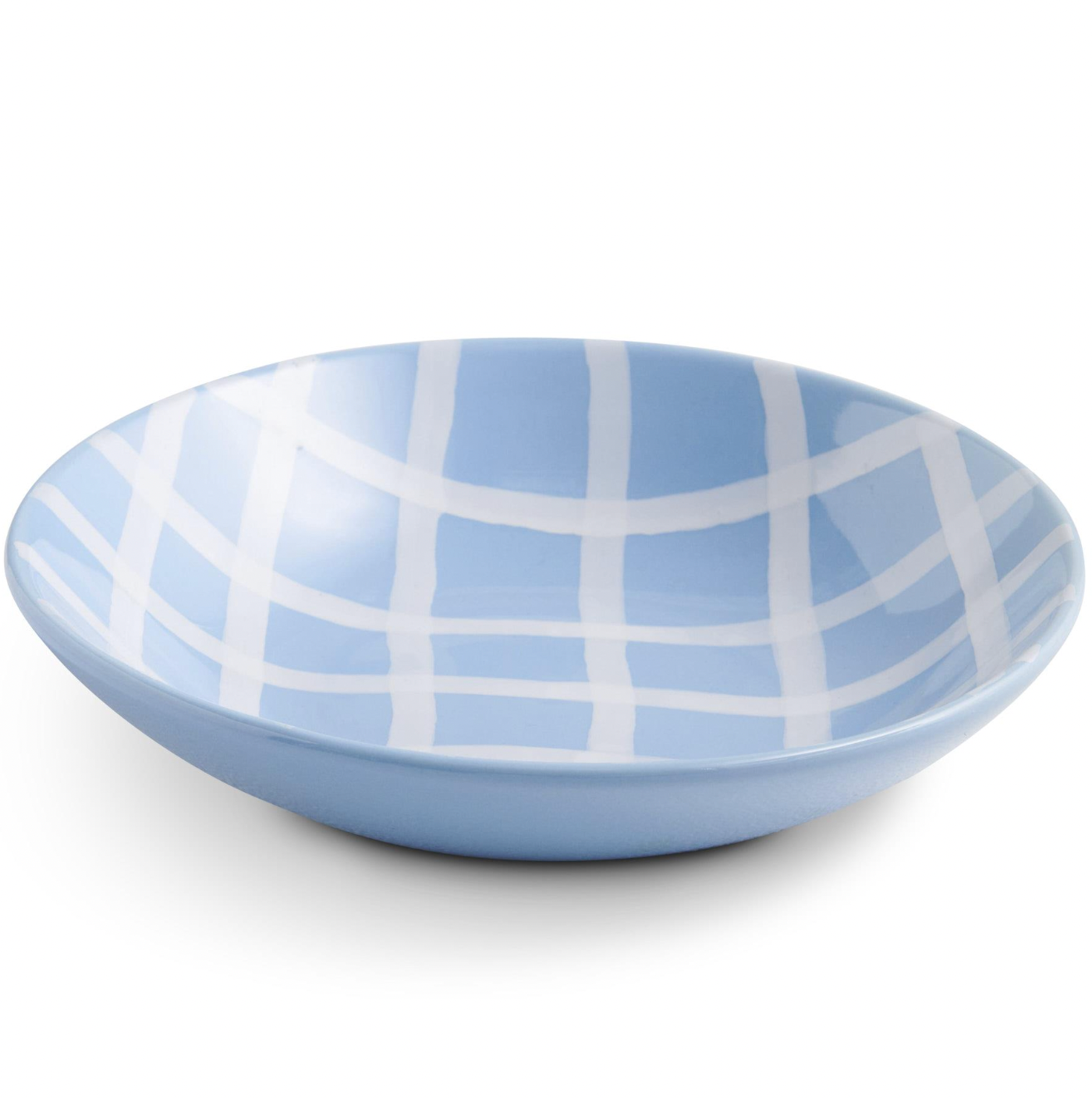 KIP & CO BLUE BIRD TARTAN BOWL 2PC