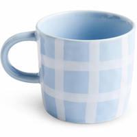 KIP & CO BLUE BIRD TARTAN MUG