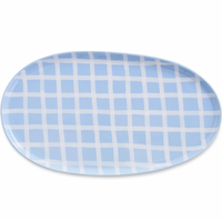 KIP & CO BLUE BIRD TARTAN PLATTER