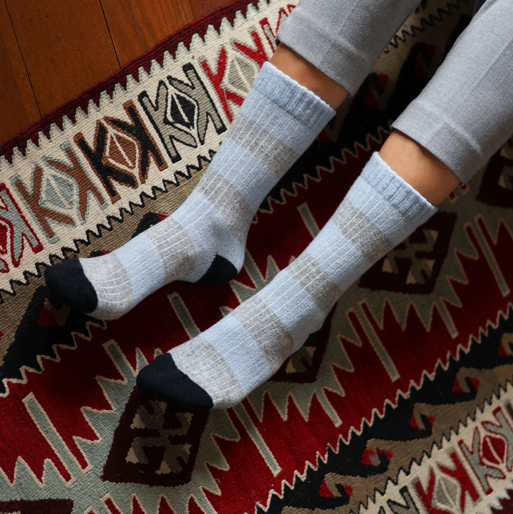 KLUE MERINO WOOL STRIPE SOCKS
