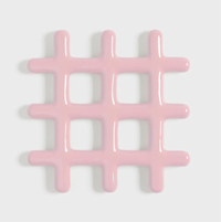 KLEVERING TRIVET GRID: PINK