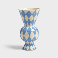 KLEVERING RHOMBIC VASE: BLUE