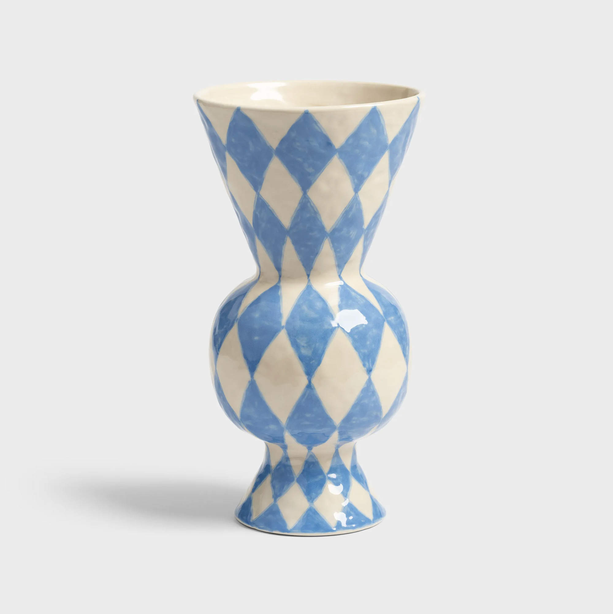 KLEVERING RHOMBIC VASE: BLUE