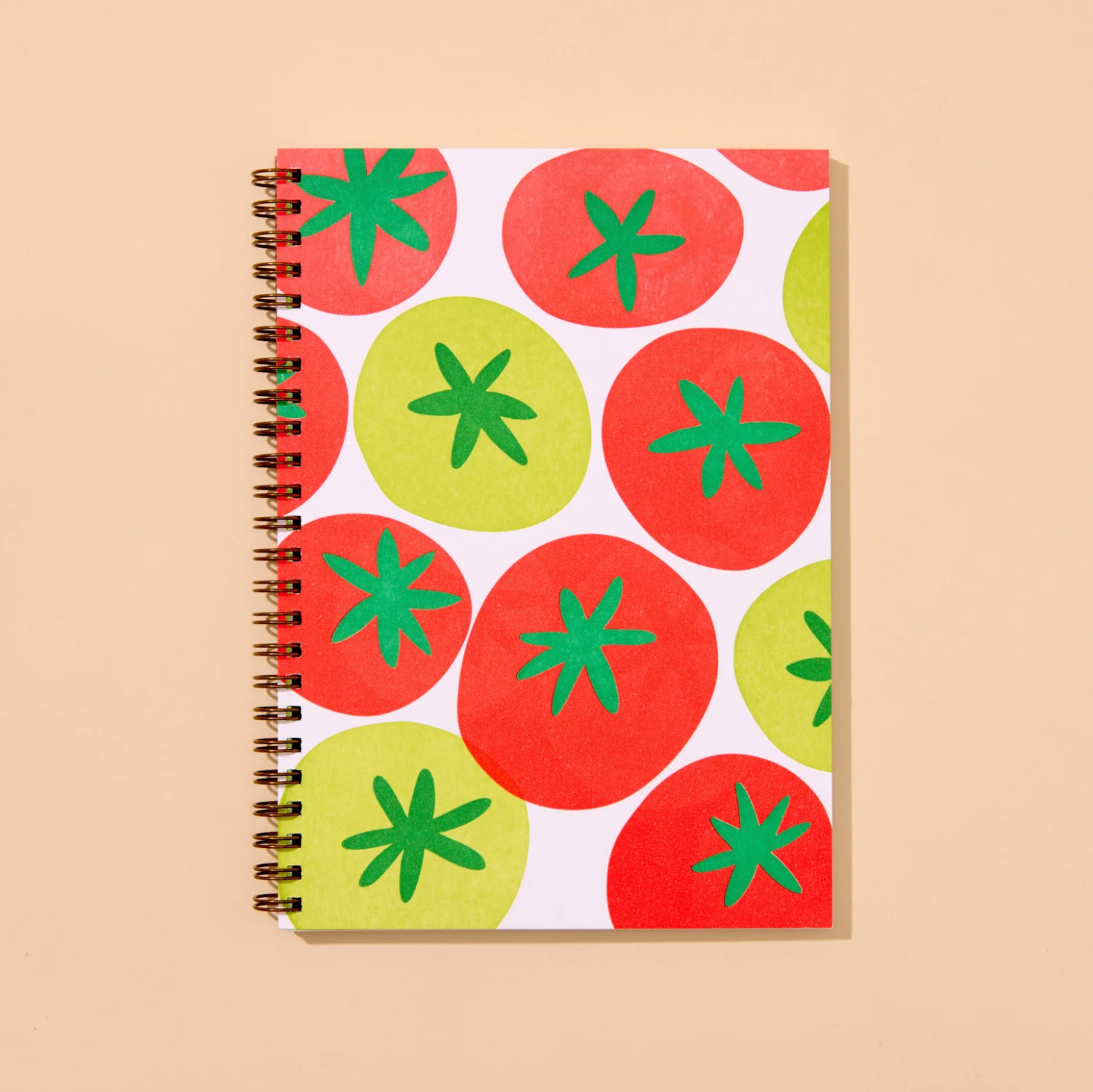 AND HERE WE ARE TOMATO A5 SPIRAL NOTEBOOK