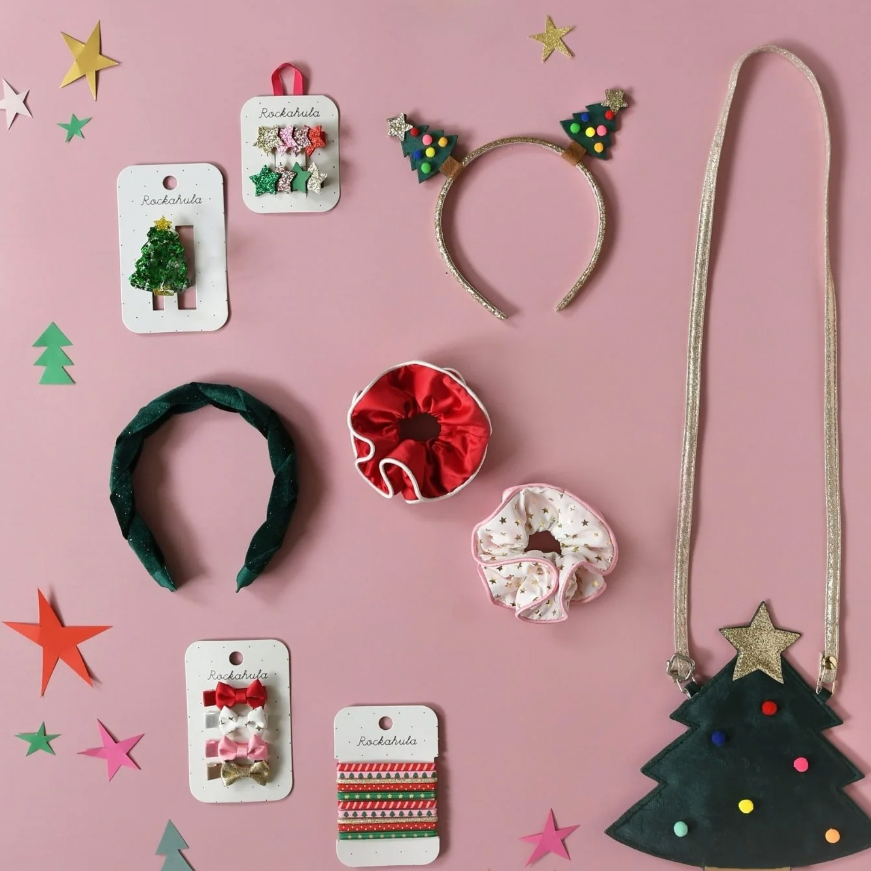 ROCKAHULA KIDS JOLLY CHRISTMAS TREE CLAW CLIP