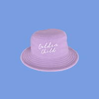 GOLDEN CHILD ENDLESS SUMMER BRIMMED TERRY HAT: LILAC
