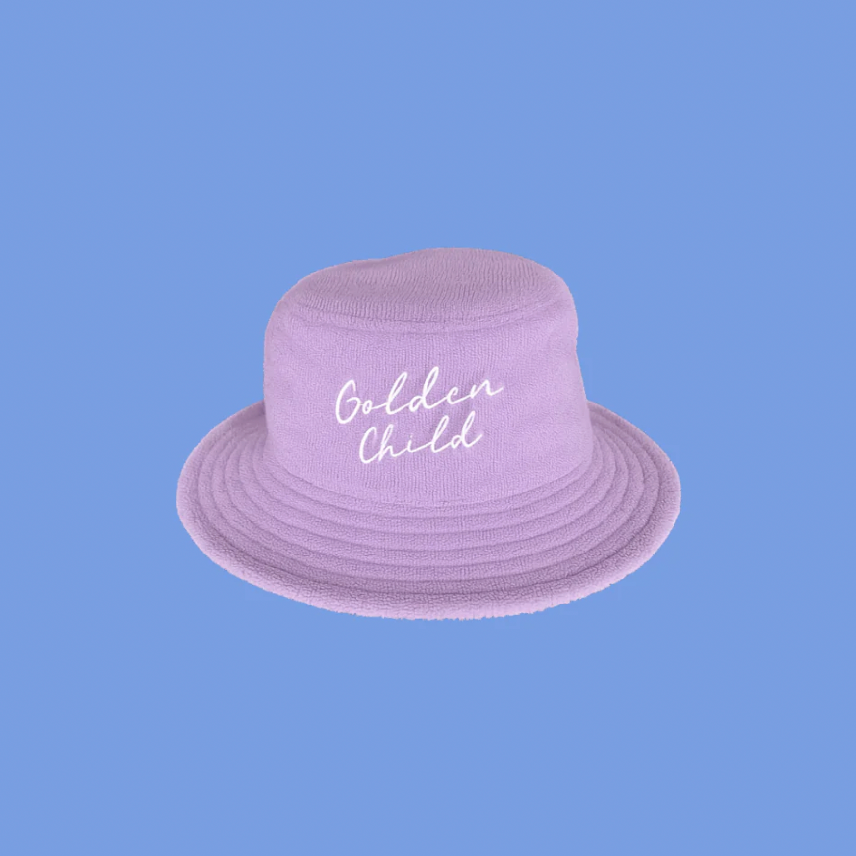 GOLDEN CHILD ENDLESS SUMMER BRIMMED TERRY HAT: LILAC