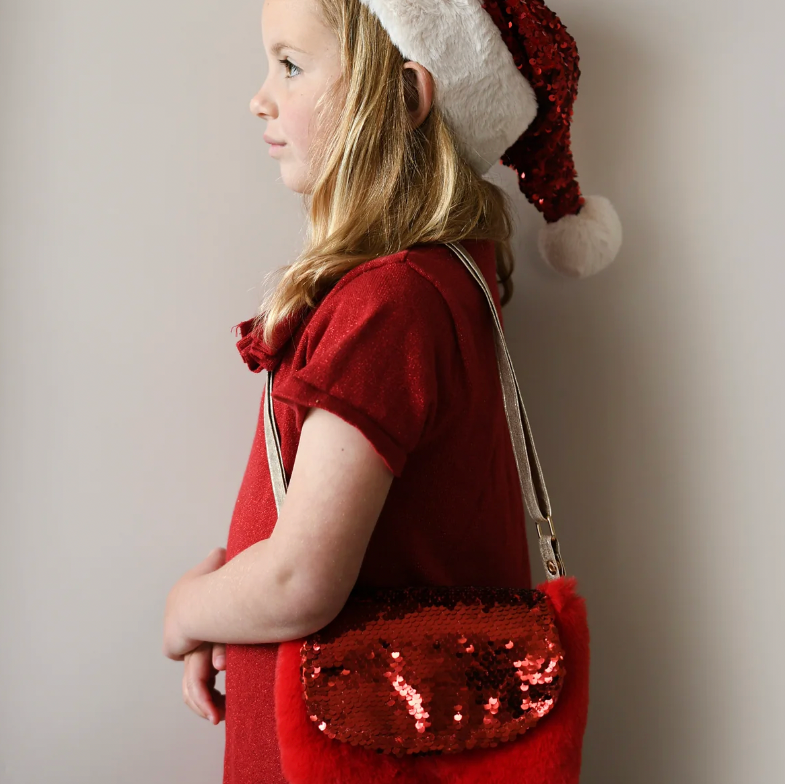 ROCKAHULA KIDS BAG: SEQUIN VELVET