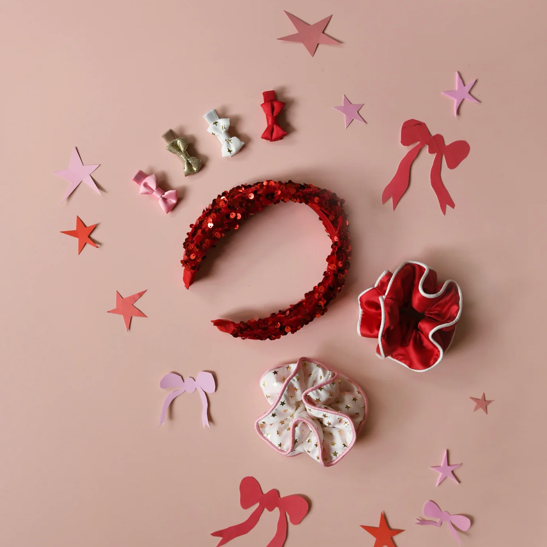 ROCKAHULA KIDS FESTIVE MINI BOW CLIPS