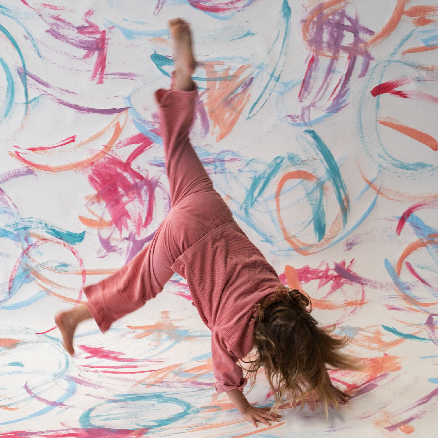 GROWN ORGANIC CORD FRILL PANT: SORBET