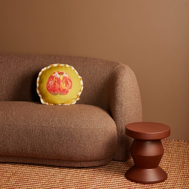 BONNIE AND NEIL APPLE ROUND CUSHION: 45CM