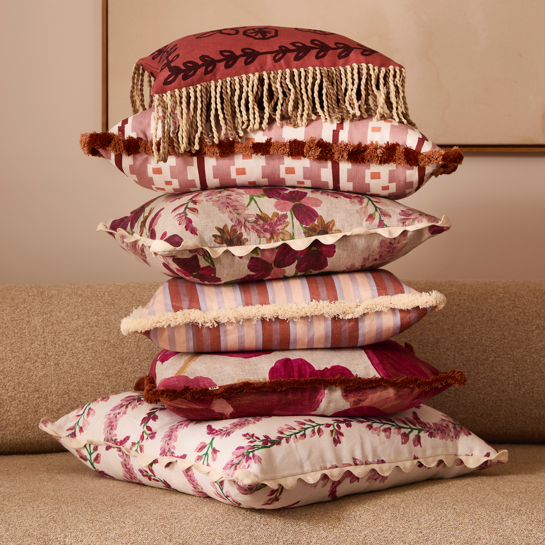 BONNIE AND NEIL BAUHAUS BUFF CUSHION: 60X40CM