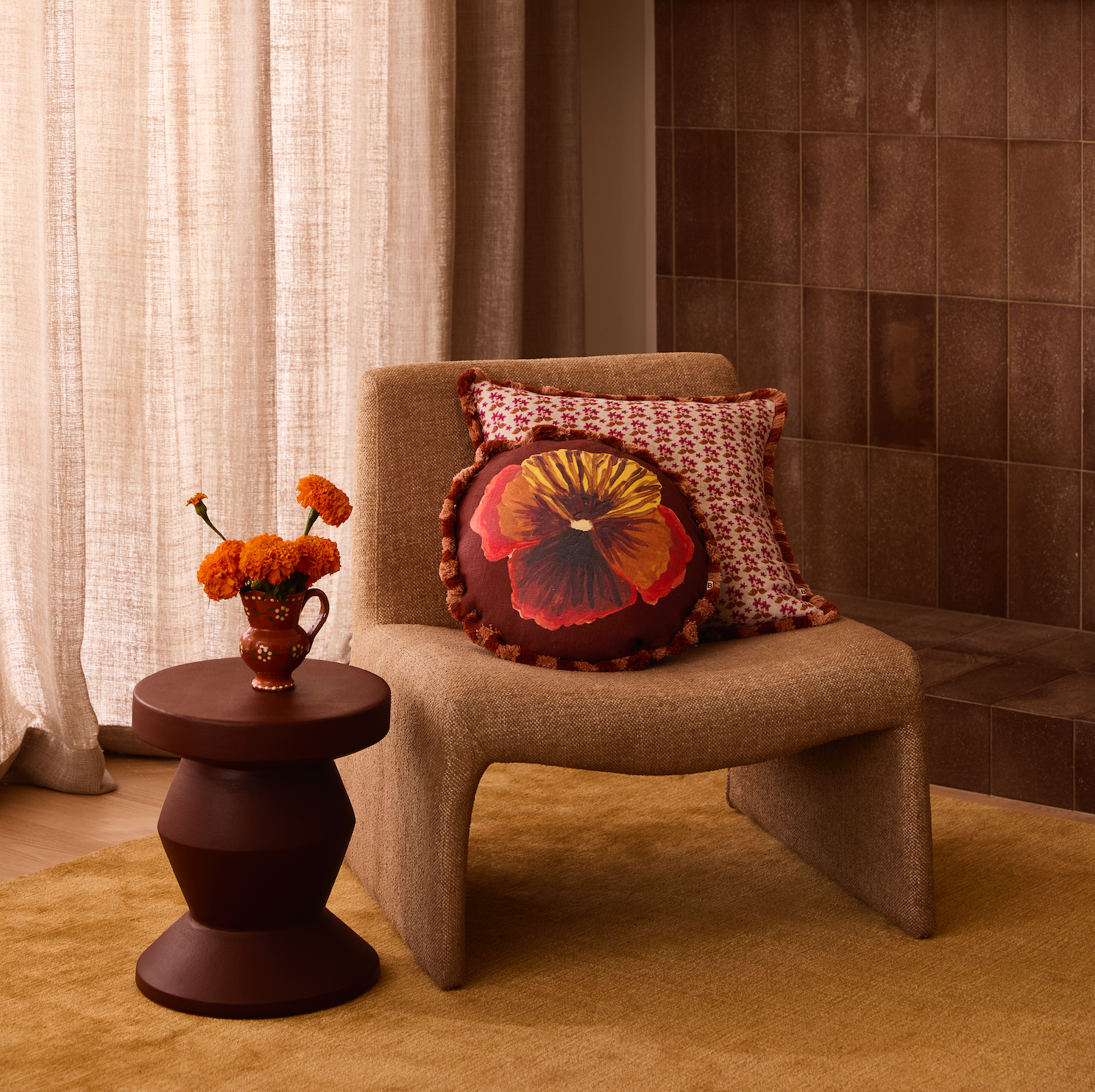 BONNIE AND NEIL PETITE MADELINE CUSHION: 50CM