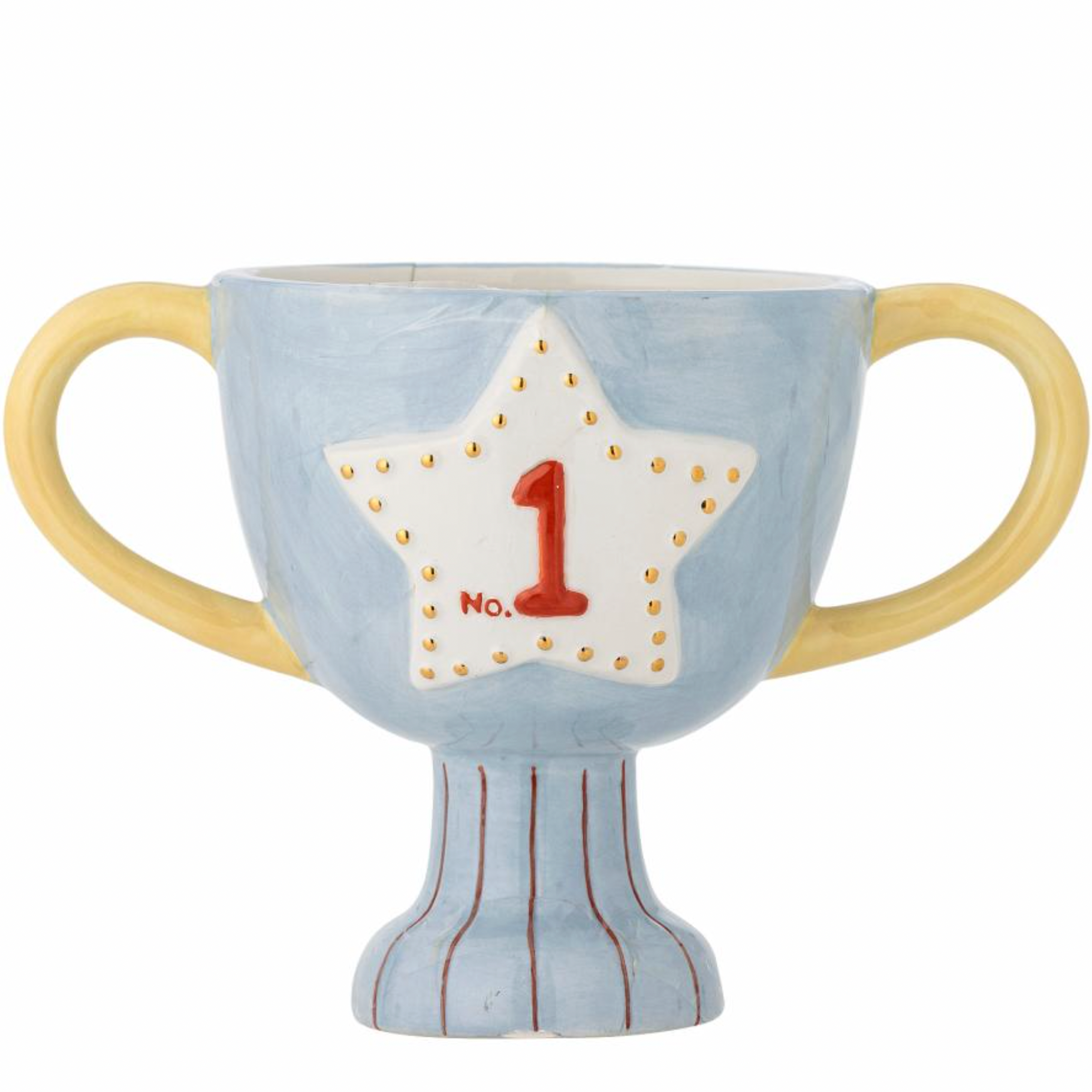 BLOOMINGVILLE TROPHY FLOWERPOT: BLUE
