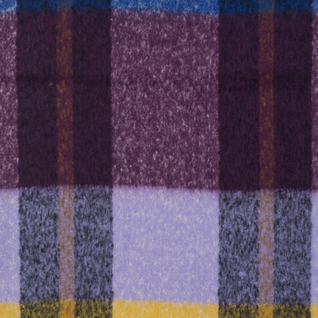 LOLA SCARF: LILAC CHECK