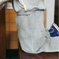 LENN LABEL PANT: GREY MARLE