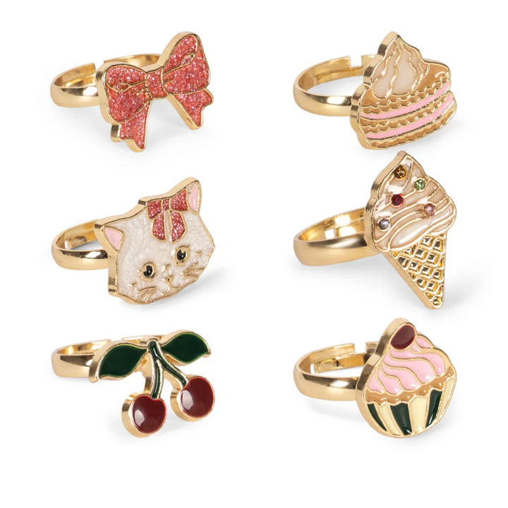 Konges Sløjd Kitty Sweets Ring Set: Gold
